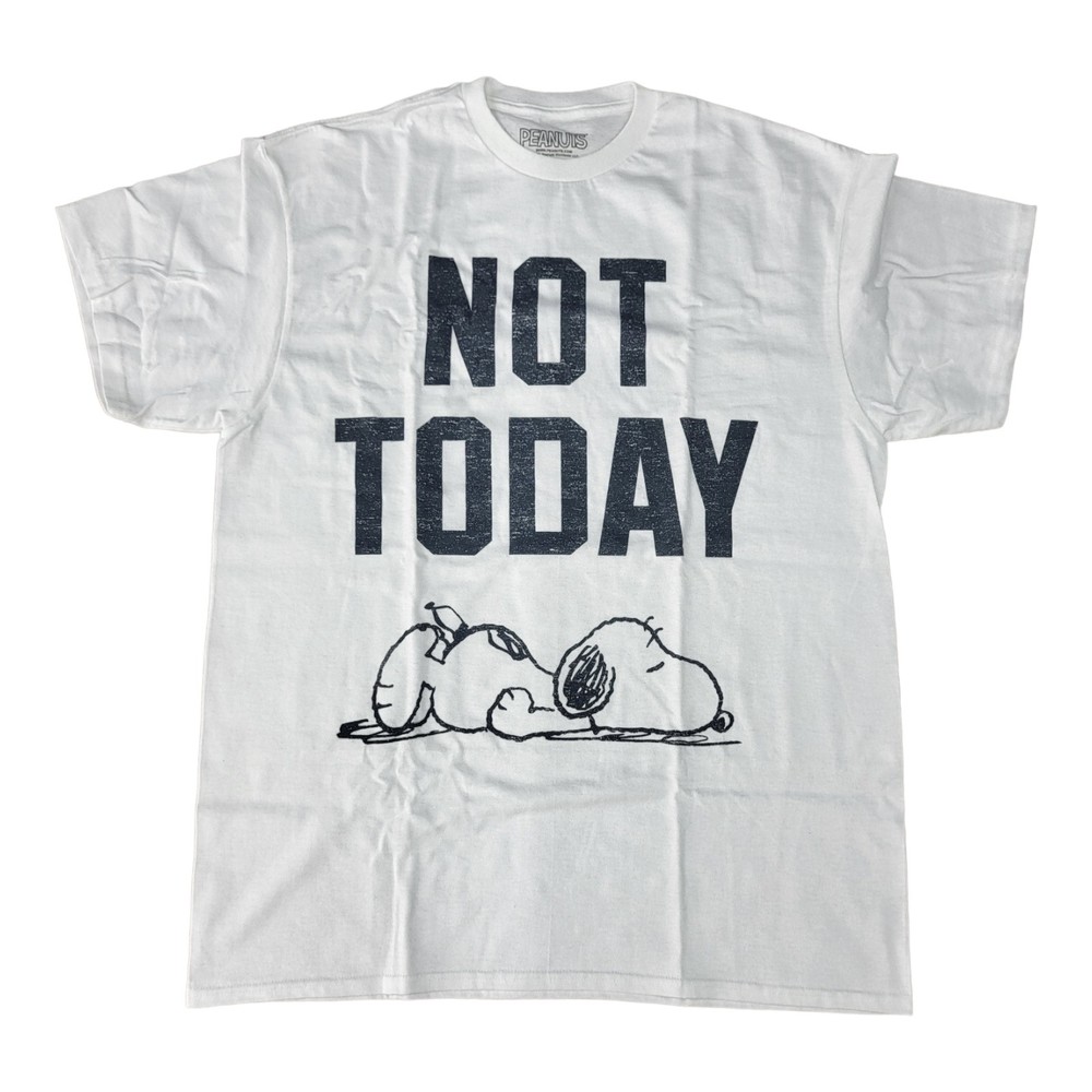 snoopy peanuts t shirt white color / short sleeve / graphic snoopy tee